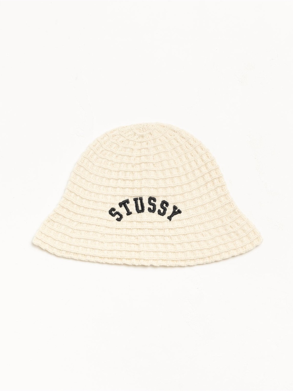 Stussy waffle knit bucket hat